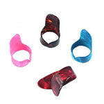 M02219 Conjunto 4 em 1 Barra Deslizante em Plexiglass + Barra Deslizante em Aço Inoxidável + Palheta de Dedo para Guitarra em Celulóide + Caixa de Plástico, Barra Deslizante em Plexiglass