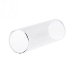 M02219 Conjunto 4 em 1 Barra Deslizante em Plexiglass + Barra Deslizante em Aço Inoxidável + Palheta de Dedo para Guitarra em Celulóide + Caixa de Plástico, Barra Deslizante em Plexiglass