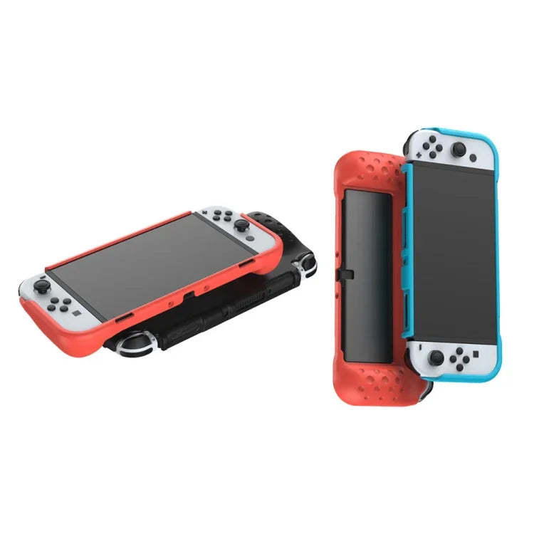 DOBE TNS-1142 Capa Protetora Antiderrapante e Anti-Queda para Consola de Jogos Nintendo Switch OLED, TNS-1142