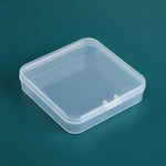 20 PCS Square Plastic Box With Cover Transparent Storage Box PP Parts Tool Box Electronic Component Accessories Box, 20 PCS Square