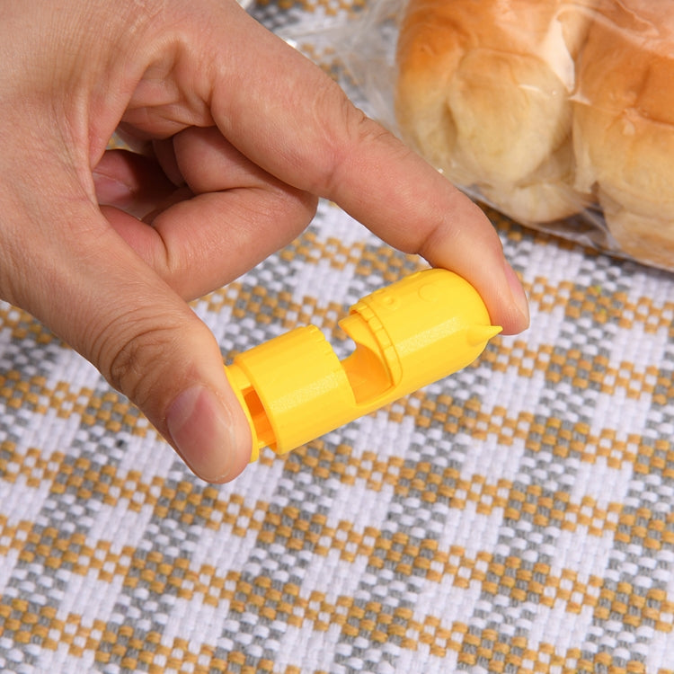 10 PCS H011 Clipe Elástico para Conservação e Vedação de Alimentos e Snacks, Roxo, Branco, Verde, Preto, Amarelo