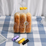 10 PCS H011 Clipe Elástico para Conservação e Vedação de Alimentos e Snacks, Roxo, Branco, Verde, Preto, Amarelo