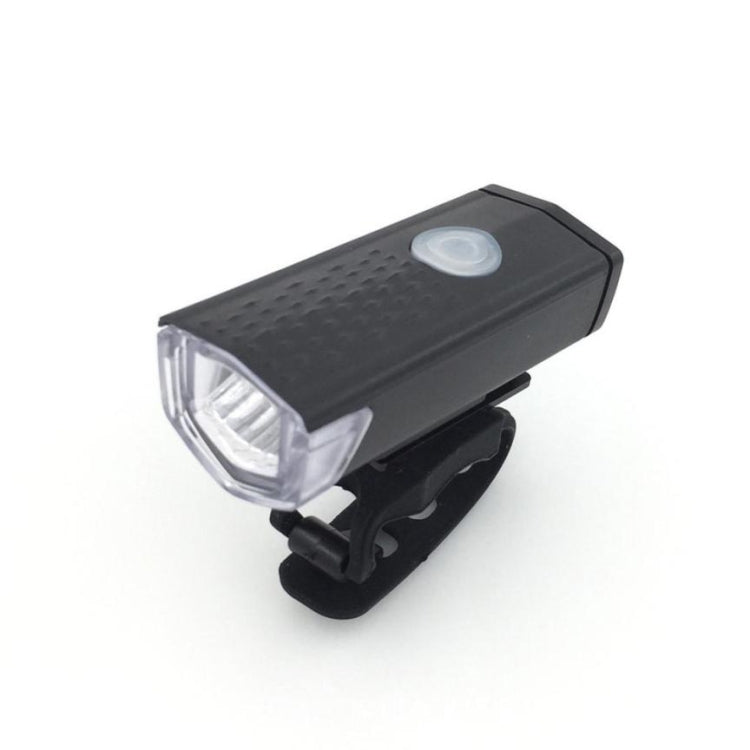 Conjunto de Luzes Recargáveis USB para Bicicleta Impermeável, Farol e Luz Traseira para Bicicleta, Farol + Luz Traseira (Preto)