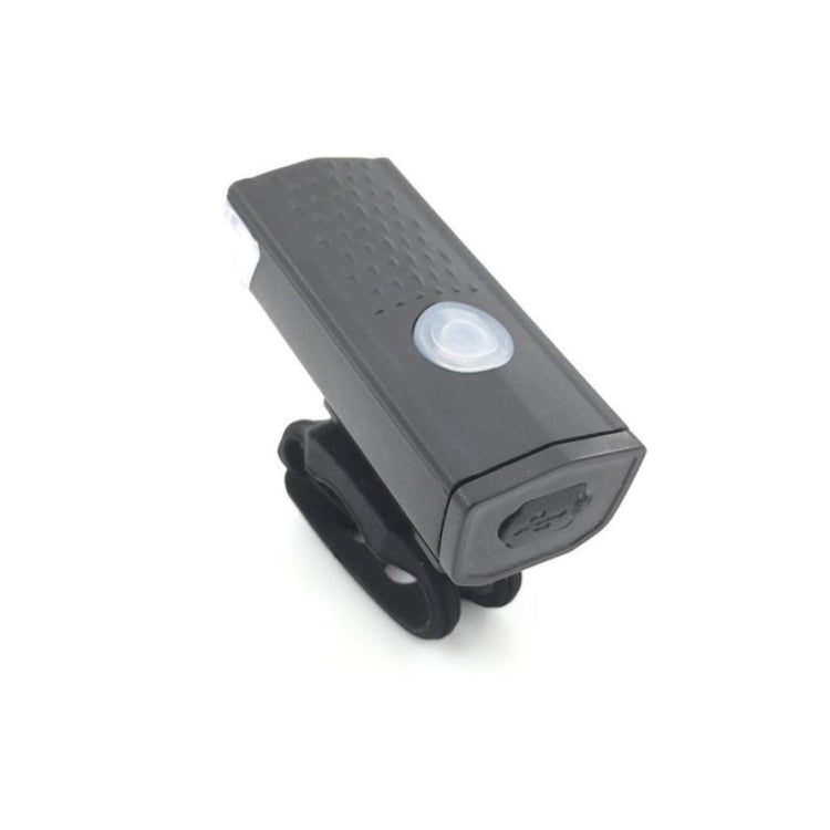 Conjunto de Luzes Recargáveis USB para Bicicleta Impermeável, Farol e Luz Traseira para Bicicleta, Farol + Luz Traseira (Preto)