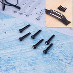 100 Peças de Pregos Cónicos de Plástico para Cordas de Guitarra