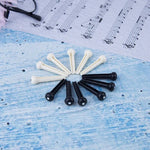 100 Peças de Pregos Cónicos de Plástico para Cordas de Guitarra