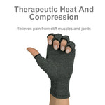Luvas de Ciclismo Meio Dedo para Artrite Luvas de Pressão para Saúde Alta Elasticidade Respirável Anti-edema Reabilitação Luvas de Ciclismo, L, M, S