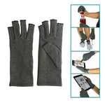 Luvas de Ciclismo Meio Dedo para Artrite Luvas de Pressão para Saúde Alta Elasticidade Respirável Anti-edema Reabilitação Luvas de Ciclismo, L, M, S