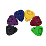 100 PCS Caixa de Armazenamento ABS para Palhetas de Guitarra, Entrega de Cor Aleatória, Caixa de Palhetas em Forma de Coração, Caixa Grande de Palhetas Triangular