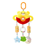 Brinquedo para carrinho de bebé 0-1 ano, móbile de cama com contas giratórias, boneca, sino de peluche, H168190-3A Urso, H168190-3B Coelho