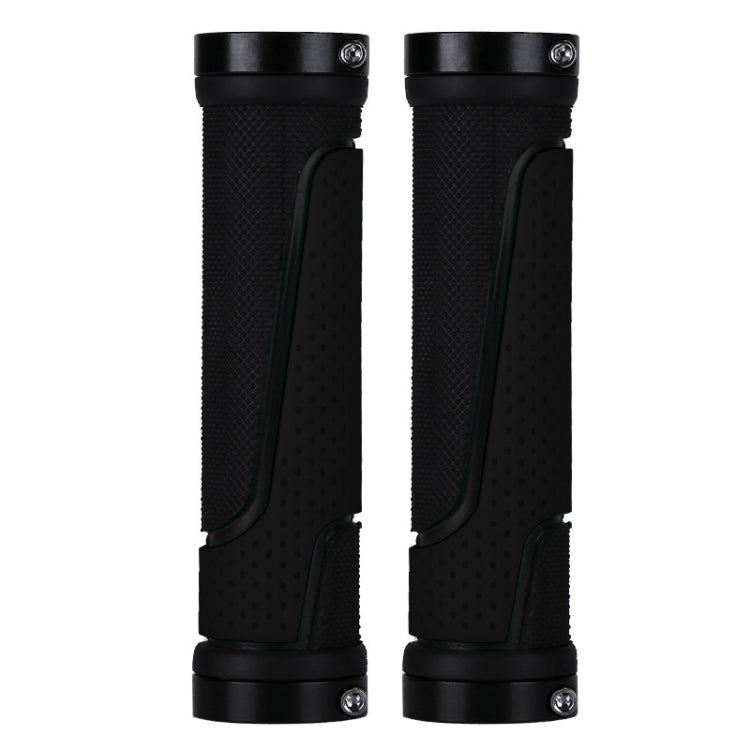 1 par BG-0404 Capa de Borracha para Punho de Bicicleta com Bloqueio Bilateral para Bicicleta de Montanha, Capa Antiderrapante para Punho Morto