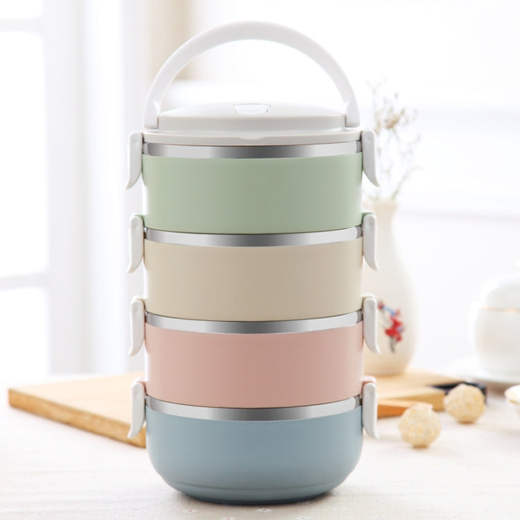 Caixa de Almoço com Cor em Degradé, Recipiente Bento em Aço Inoxidável