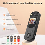 Câmara Digital Multi-Funções D2 HD 1080P Câmara Desportiva DV Câmara de Gravação para Computador ao Vivo, Vermelho, Verde, Preto, Laranja