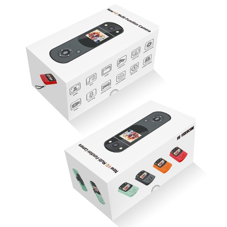Câmara Digital Multi-Funções D2 HD 1080P Câmara Desportiva DV Câmara de Gravação para Computador ao Vivo, Vermelho, Verde, Preto, Laranja