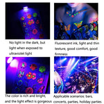10 PCS Autocolantes de Tatuagem Fluorescentes Escuros que Mudam de Cor, Animais e Flores, Impermeáveis, para Adultos, BY-001, BY-002, BY-003, BY-004, BY-005, BY-006, BY-007, BY-008
