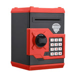 Cofre com Senha Caixa de Depósito Automática para Crianças Máquina de Poupança ATM Brinquedo, Preto e Vermelho, Branco e Azul, Branco e Rosa, Panda, Preto Avermelhado, Verde, Vermelho e Preto