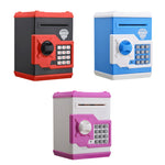 Cofre com Senha Caixa de Depósito Automática para Crianças Máquina de Poupança ATM Brinquedo, Preto e Vermelho, Branco e Azul, Branco e Rosa, Panda, Preto Avermelhado, Verde, Vermelho e Preto