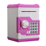 Cofre com Senha Caixa de Depósito Automática para Crianças Máquina de Poupança ATM Brinquedo, Preto e Vermelho, Branco e Azul, Branco e Rosa, Panda, Preto Avermelhado, Verde, Vermelho e Preto