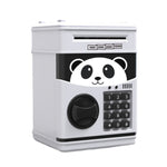 Cofre com Senha Caixa de Depósito Automática para Crianças Máquina de Poupança ATM Brinquedo, Preto e Vermelho, Branco e Azul, Branco e Rosa, Panda, Preto Avermelhado, Verde, Vermelho e Preto