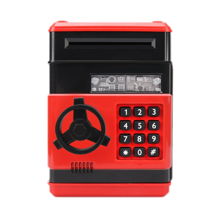 Cofre com Senha Caixa de Depósito Automática para Crianças Máquina de Poupança ATM Brinquedo, Preto e Vermelho, Branco e Azul, Branco e Rosa, Panda, Preto Avermelhado, Verde, Vermelho e Preto