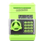 Cofre com Senha Caixa de Depósito Automática para Crianças Máquina de Poupança ATM Brinquedo, Preto e Vermelho, Branco e Azul, Branco e Rosa, Panda, Preto Avermelhado, Verde, Vermelho e Preto