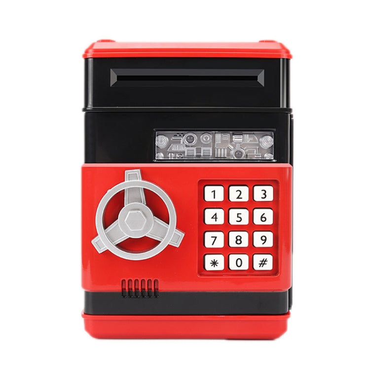 Cofre com Senha Caixa de Depósito Automática para Crianças Máquina de Poupança ATM Brinquedo, Preto e Vermelho, Branco e Azul, Branco e Rosa, Panda, Preto Avermelhado, Verde, Vermelho e Preto