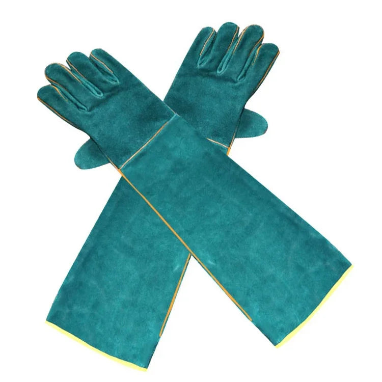 Luvas anti-mordida para répteis, comprimento 62 cm, luvas protetoras para animais de estimação, st-01