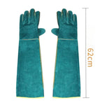 Luvas anti-mordida para répteis, comprimento 62 cm, luvas protetoras para animais de estimação, st-01
