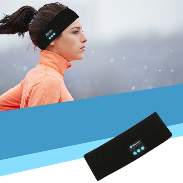 Auricular Bluetooth Faixa Desportiva para Corrida ao Ar Livre Yoga Lenço Absorvente de Suor, Preto, Cinzento, Cinzento Escuro