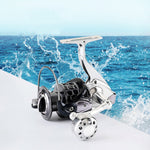 Carretel de Pesca Anticorrosão 13 Eixos em Metal Completo, Carretel Giratório de Ferro para Pesca em Navio, Tipos 1000, 2000, 3000, 4000, 5000, 6000, 7000