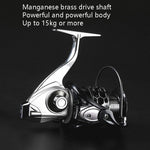 Carretel de Pesca Anticorrosão 13 Eixos em Metal Completo, Carretel Giratório de Ferro para Pesca em Navio, Tipos 1000, 2000, 3000, 4000, 5000, 6000, 7000