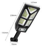 Luz de Parede Solar Exterior com Indução Corporal Humana Luz de Rua para Cerca de Jardim, TG-TY100 196 LED