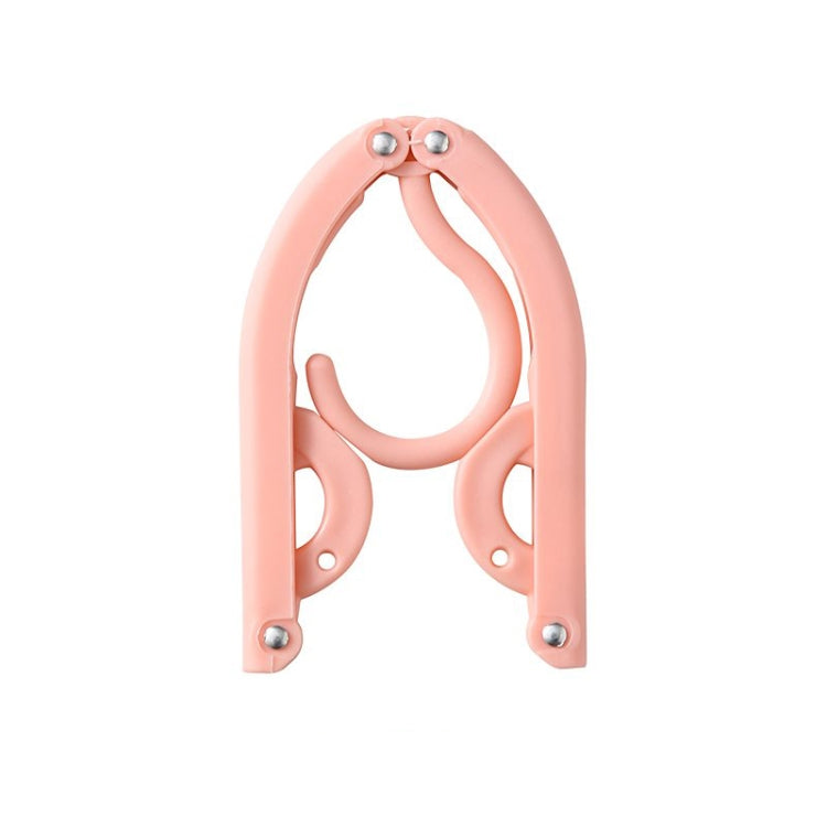 3 Cabides Dobráveis Portáteis para Viagem Varal de Secar Multiusos em Plástico, 3 Rosa, 3 Verde, 3 Bege, 3 Azul