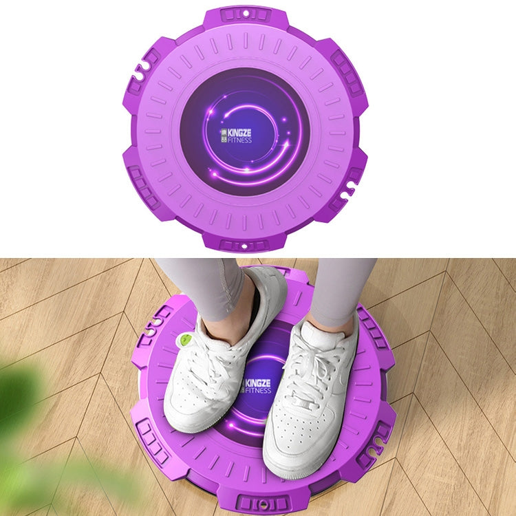 Equipamento de Fitness KINGZE Home Waist Twist Board para Torção da Cintura, Máquina de Torção Abdominal Giratória, Roxo, Verde Fresco, Roxo + Corda de Tração, Verde Fresco + Corda de Tração
