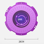 Equipamento de Fitness KINGZE Home Waist Twist Board para Torção da Cintura, Máquina de Torção Abdominal Giratória, Roxo, Verde Fresco, Roxo + Corda de Tração, Verde Fresco + Corda de Tração