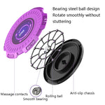 Equipamento de Fitness KINGZE Home Waist Twist Board para Torção da Cintura, Máquina de Torção Abdominal Giratória, Roxo, Verde Fresco, Roxo + Corda de Tração, Verde Fresco + Corda de Tração