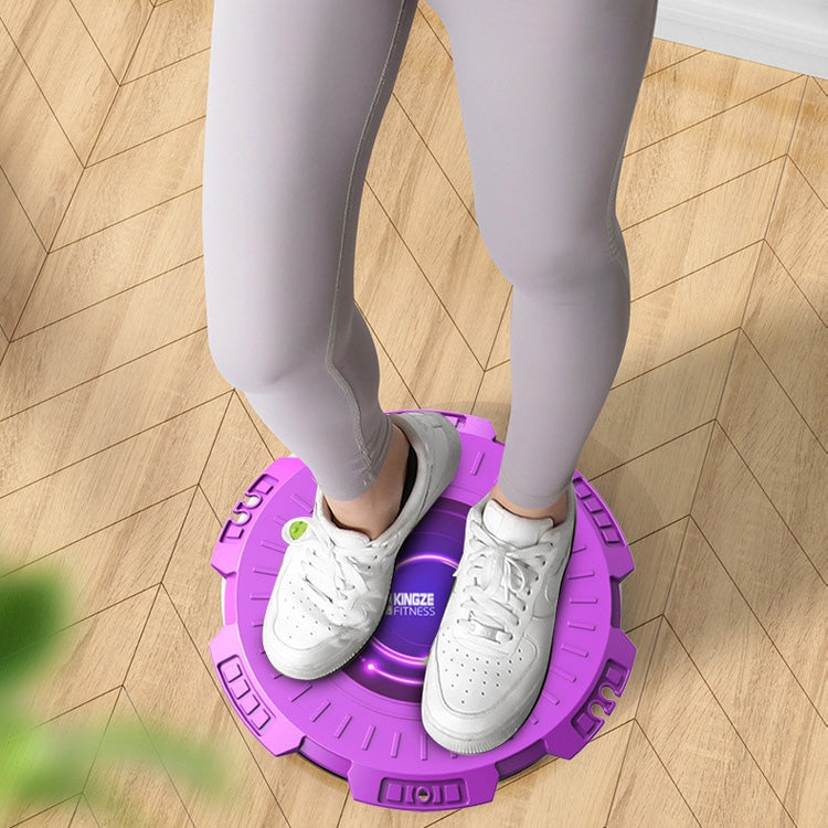 Equipamento de Fitness KINGZE Home Waist Twist Board para Torção da Cintura, Máquina de Torção Abdominal Giratória, Roxo, Verde Fresco, Roxo + Corda de Tração, Verde Fresco + Corda de Tração