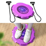 Equipamento de Fitness KINGZE Home Waist Twist Board para Torção da Cintura, Máquina de Torção Abdominal Giratória, Roxo, Verde Fresco, Roxo + Corda de Tração, Verde Fresco + Corda de Tração