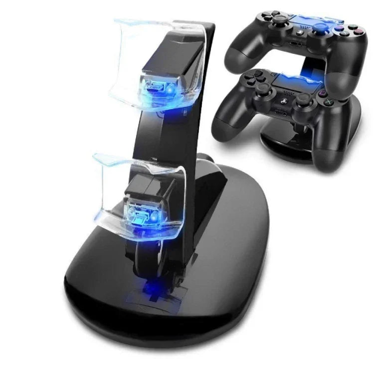 Base de Carregamento para Comando com LED e Dupla USB Estação de Carregamento para Sony Playstation 4 PS4 / PS4 Pro / PS4 slim, para PS4 / PS4 Pro / PS4 slim