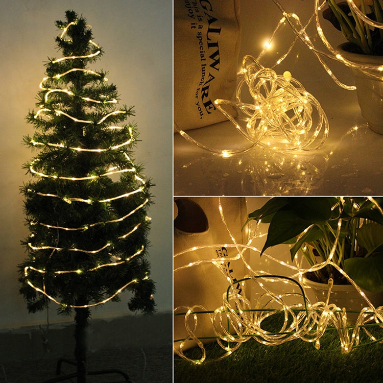 Luzes de Cordão para Decoração de Festa de Férias, Luzes LED para Jardim com Controlo Remoto, Especificações: 7m 50 LEDs USB, 12m 100 LEDs USB