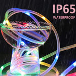 Luzes de Cordão para Decoração de Festa de Férias, Luzes LED para Jardim com Controlo Remoto, Especificações: 7m 50 LEDs USB, 12m 100 LEDs USB