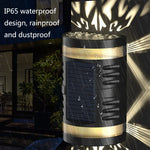 Luz de Parede Solar Automática com Sensor de Luz LED para Jardim HP-2106 80LM 2 LED, Luz Branca, Luz Quente, Luz Colorida