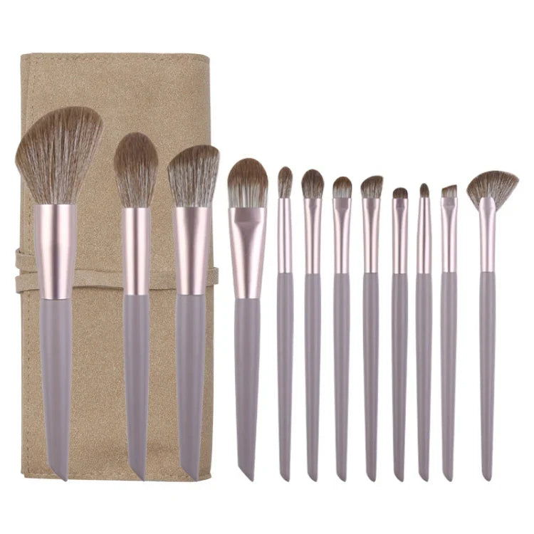 Conjunto de Pincéis de Maquilhagem ZOREYA WG-1203-500 12 em 1, Ferramenta de Maquilhagem, Especificação:, Pincel de Maquilhagem, Pincel de Maquilhagem + Saco para Pincéis