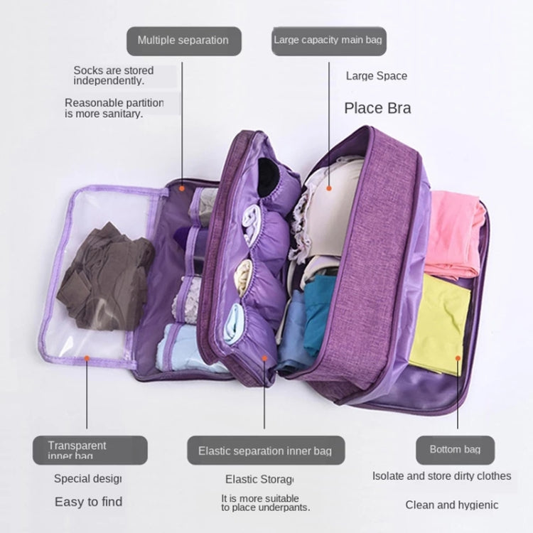 Organizadores de Gaveta para Roupa Interior de Sutiã, Divisores de Armazenamento para Viagem, Caixa para Meias, Cuecas e Roupa, Armário de Roupa Bolsa