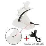 IPLAY Suporte de Carregamento Rápido para Comando com LED Micro USB Duplo 2 Estação de Carregamento para Comando PS4, Para Comando Xbox One