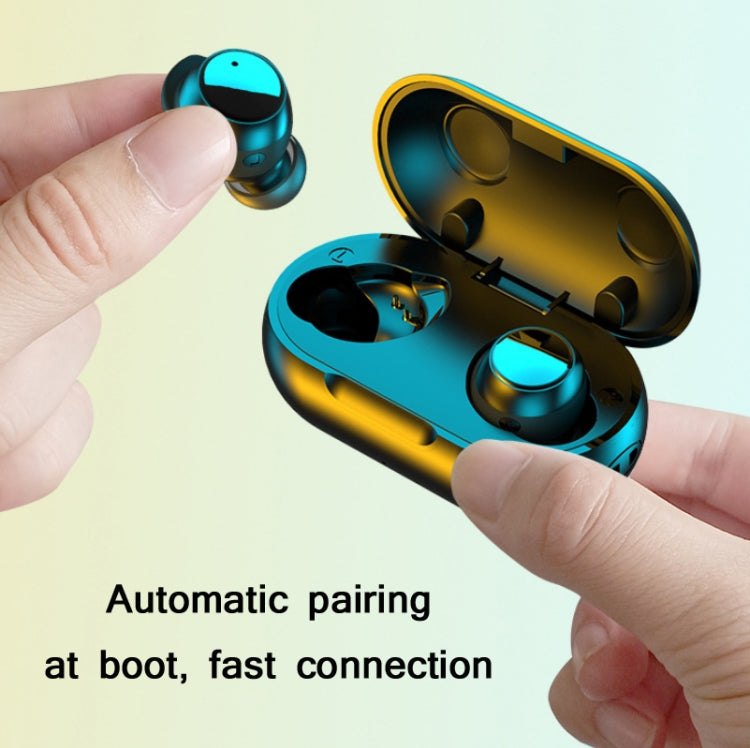TWS-22 Auriculares Mini Intra-auriculares Desportivos Bluetooth 5.0 à Prova de Água com Cancelamento de Ruído e Controlo Tátil, Preto, Branco, Laranja, Rosa