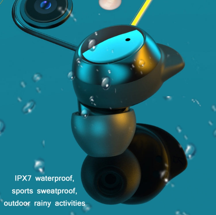 TWS-22 Auriculares Mini Intra-auriculares Desportivos Bluetooth 5.0 à Prova de Água com Cancelamento de Ruído e Controlo Tátil, Preto, Branco, Laranja, Rosa