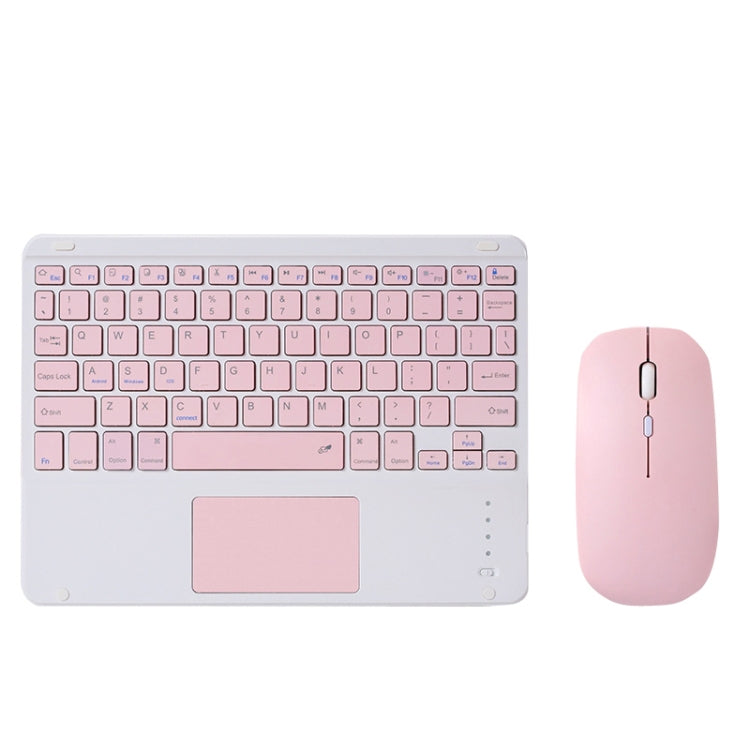 871 Teclado Bluetooth Sem Fios Portátil de 9.7 Polegadas com Ecrã Tátil IPad + Conjunto de Rato para iPad, Rosa + Rato, Verde Menta + Rato, Verde + Rato, Amarelo + Rato, Branco + Rato, Preto + Rato