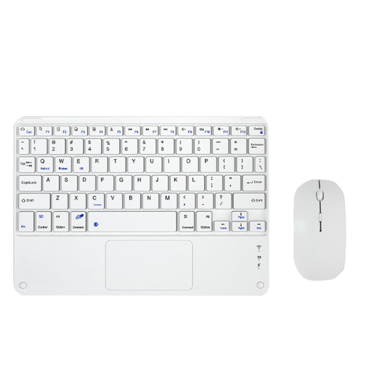 871 Teclado Bluetooth Sem Fios Portátil de 9.7 Polegadas com Ecrã Tátil IPad + Conjunto de Rato para iPad, Rosa + Rato, Verde Menta + Rato, Verde + Rato, Amarelo + Rato, Branco + Rato, Preto + Rato