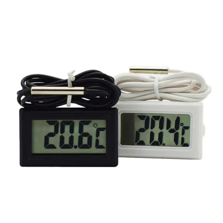 Termómetro Digital para Aquário com Sonda à Prova de Água Termómetro Electrónico de Medição, Comprimento do Cabo: 5m (Preto), 1m (Preto), 1m (Branco), 2m (Preto), 2m (Branco), 5m (Preto)